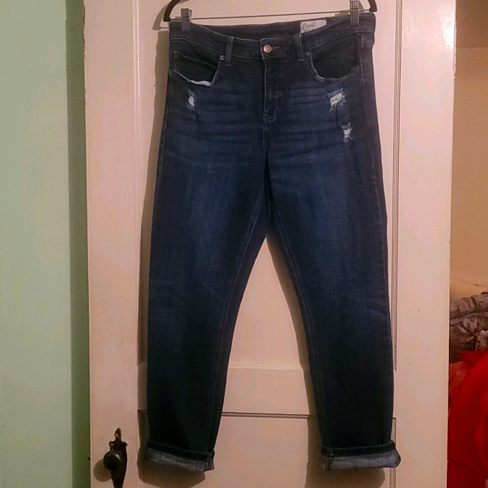 Cosmic Blue Love Boyfriend jeans